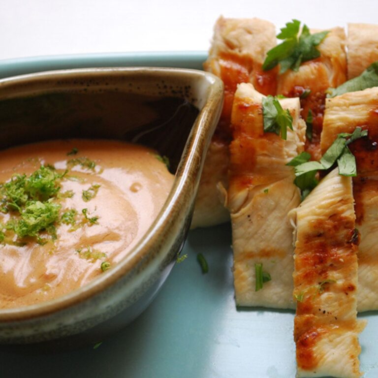Dumbo’s Chicken with Peanut Dipping Sauce