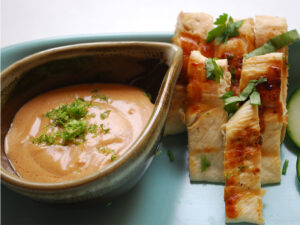 Dumbo’s Chicken with Peanut Dipping Sauce