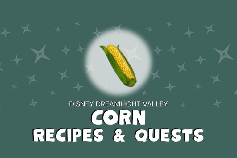 Dreamlight Corn Recipes & Quests