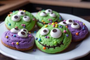 Monster Halloween Cookies