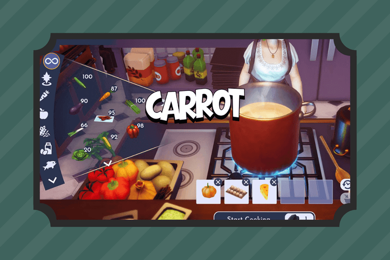 Dreamlight Carrot Recipes and Quests