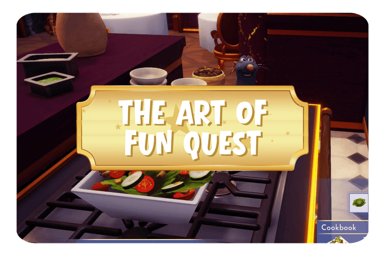 The Art of Fun Quest: Recipes & Tasks